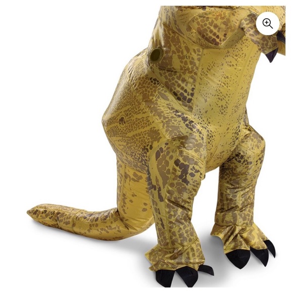 New Jurassic world T-Rex inflatable Halloween adult costume - Picture 9 of 12